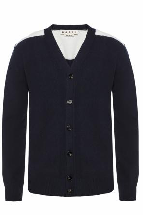 Cardigan with a plaid pattern, zdjęcie 1 Cardigan with a plaid pattern od Marni